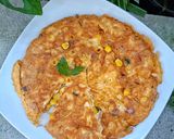 Foto langkah ke 3 dari resep Telur Dadar Jagung Manis.