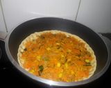 Foto del paso 3 de la receta: Tarta de zanahoria, puerro y choclo!
