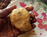 A picture of step 6 of Stuffed sweet potatoe drumsticks.