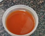 A picture of step 2 of Tricolor drink..