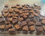 Foto langkah ke 7 dari resep Cookies Brownies Panggang.