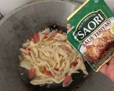 Foto langkah ke 6 dari resep Tumis Jamur Sosis Saus Tiram Masakan Ala Anak Kos.