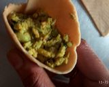 A picture of step 11 of Lima bean samosa.