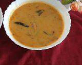 A picture of step 6 of Kadhi bari bihari style.