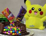 A picture of step 7 of Antigravity cake.
