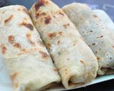 A picture of step 4 of Creative Kimchi Spring Roll Wraps.