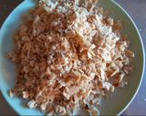 A picture of step 1 of Roti Upma.