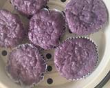 ขนมถ้วยฟูมันม่วง วิธีทำสูตร 2 รูป