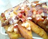 A picture of step 5 of Fruity French toast.