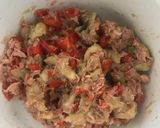 Foto del paso 3 de la receta Berenjena rellena express - 3 ingredientes