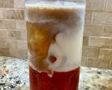 A picture of step 7 of Iced Strawberry Latte (Strawberry Coffee).