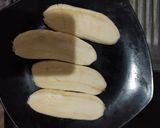 Foto langkah ke 1 dari resep Pisang gepek bakar keju teflon.