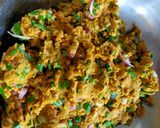A picture of step 1 of Maize Flour and Spring Onion Vada.