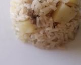 Foto del paso 1 de la receta: Arroz con papas y carne del asado ♻️🌍💚