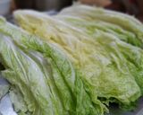 Hình bước làm 1 của món Kim chi cải thảo