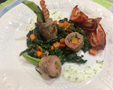 Foto del paso 2 de la receta: Rollo de Ternera con Verduras en cama de Kale Salteado #ternera #carne #bistec
