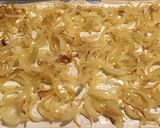 A picture of step 2 of Flammekueche with Blue Cheese.