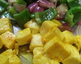 कड़ाई पनीर(kadai paneer recipe in Hindi) रेसिपी चरण 3 फोटो