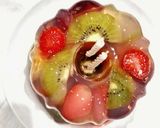 Foto langkah ke 6 dari resep Pudding Buah Ide Pengganti Kue Tart 🍇🍓🥝.