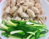Hình bước làm 3 của món Dồi Trường Hấp Gừng