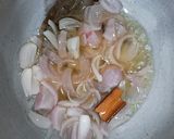 A picture of step 2 of Pudina rice.