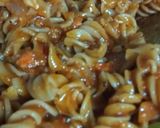 A picture of step 8 of Sprial Pasta in Red Sauce (My Style).