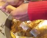 Foto del paso 4 de la receta: BAGRE Banderillo con pasta y plátanos, comentado con ajo cúrcuma, jengibre y pimienta