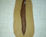 A picture of step 4 of Leopard print bread.