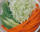 Hình bước làm 2 của món Cơm cuộn siêu đơn giản🥑🥕🥬