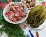 A picture of step 1 of Beef Ribs Stew with Pickled Mustard Greens.