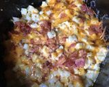 A picture of step 6 of Crock pot bacon cheesy potato casserole recipe.
