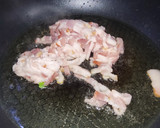 Foto del paso 3 de la receta: Tallarines con tocino ahumado