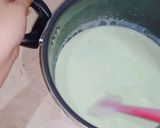 A picture of step 2 of Pista Kulfa ice cream dessert Ramadan special (Eid special).