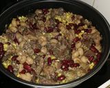 Resztelt máj bulguros zöldségágyon recept fázis 2 fotója
