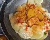 A picture of step 2 of Masala Aloo.