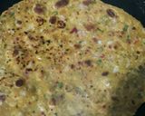A picture of step 7 of Kathiyawadi Thepla.