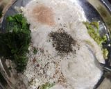 A picture of step 3 of Farali pakora.