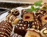 Foto del paso 17 de la receta Bombones de mazapán, rellenos de fruta escarchada