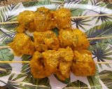 A picture of step 1 of Bihari Kabab.