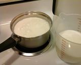 A picture of step 1 of Cream of mushroom soup.