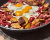 Une image de l'étape 2 de Oeufs sur le plat enrichis.
