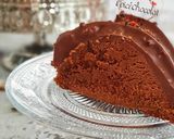 Une image de l'étape 5 de Gateau au chocolat glacage facon rocher.