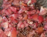 A picture of step 2 of Aloo Gobi Matar (Potato, Cauliflower, and Pea Curry).