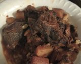 A picture of step 11 of Goat and Onions.