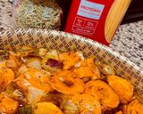 Foto del paso 4 de la receta: (FIDEOS SECOS) TALLARINES CON SALSA DE 🥕🧅🧄 ZANAHORIA 🥕🧅🧄