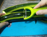 Foto del paso 1 de la receta: Guarnición de calabacín a la plancha