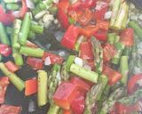 Foto del paso 2 de la receta: Arroz caldoso con almejas y espárragos🌶