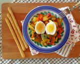 Foto del passaggio 6 della ricetta Verdure cotte nell'airfryer, ricetta del riciclo 🌷