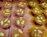 Foto langkah ke 5 dari resep Puding buah naga.
