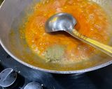 A picture of step 2 of Kadai paneer.